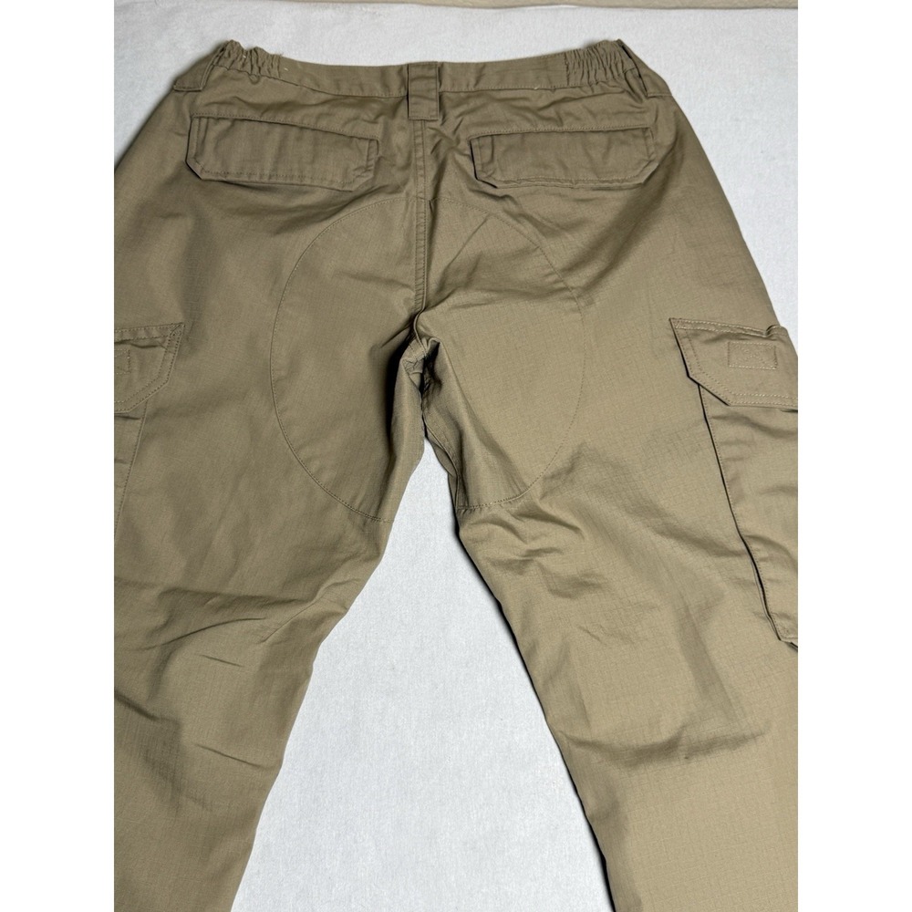 LAPG khaki Stretch Ops Tactical Pants cargo woman's fade resistant Size 8 long - Picture 13 of 16